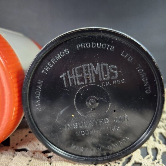 Thermos Lot of 2 Model 6002 10 oz & Food Container Insulated Jar Vintage - Picture 7 of 10
